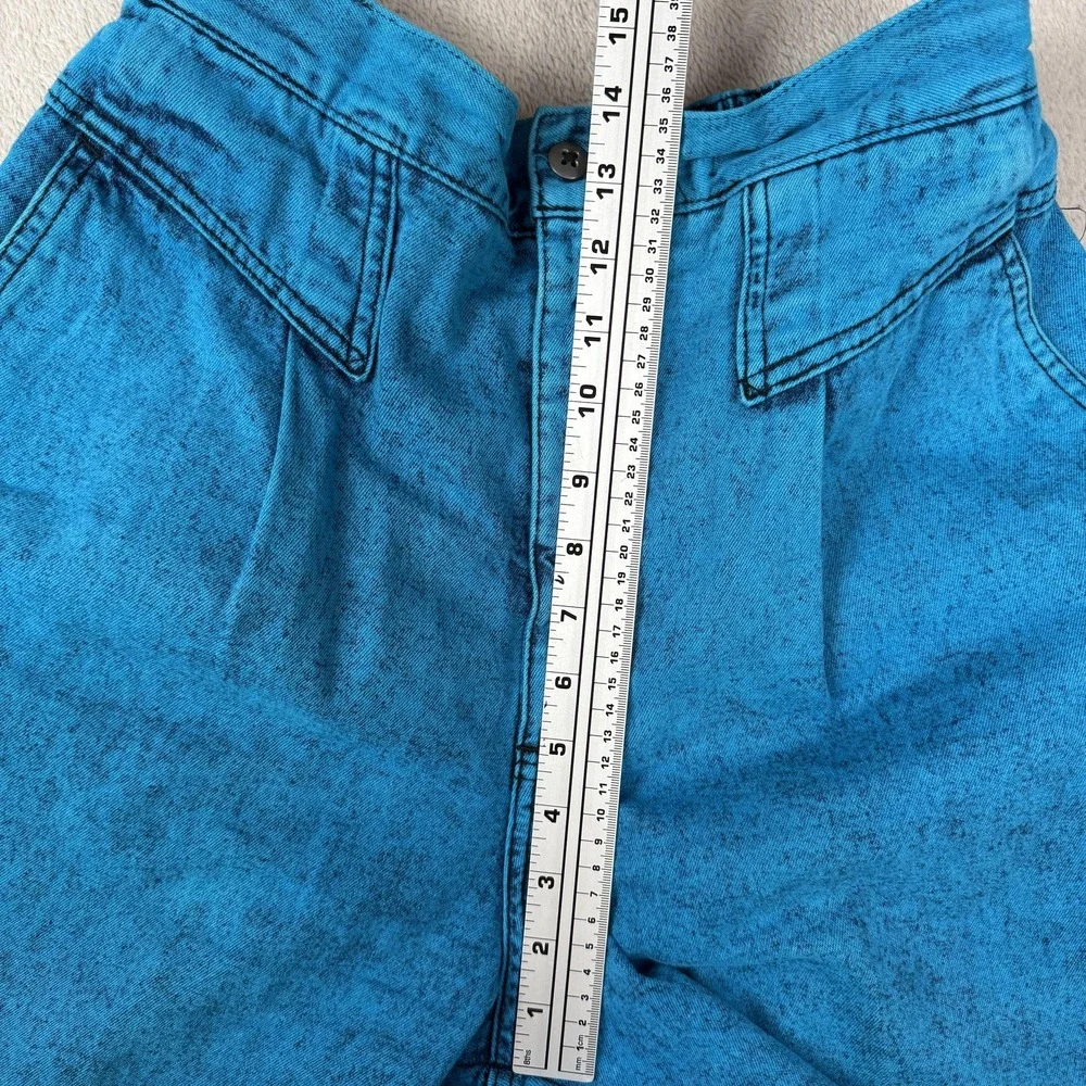 Vtg Sundance Denim Wear Jacket Pants Set Womens Sz L Acid Wash USA 90s 80s Artsy - Picture 16 of 16